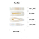Cute Korean Women Hair Accessories Duckbill Shell Bangs Clip Symphony Hairpin
