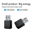 KN318 Wireless Bluetooth-compatible 5.1 Receiver 3.5mm Jack for Car Music A
