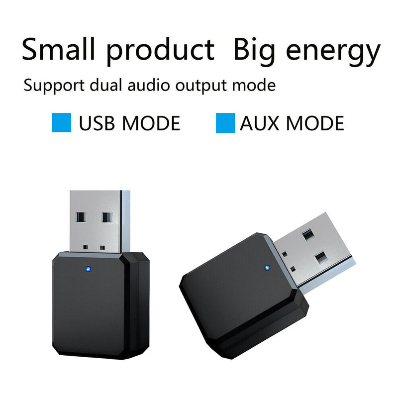 KN318 Wireless Bluetooth-compatible 5.1 Receiver 3.5mm Jack for Car Music A