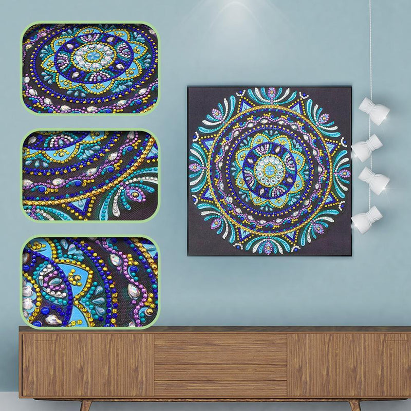 5D DIY Special Shaped Diamond Painting Mandala Cross Stitch Kits (R8358)