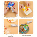 Mini Heat Bag Vacuum Heat Sealer for Plastic Bag Storage Food Snack (White)