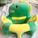 Baby Sofa Support Seat Cover Plush Learning To Sit Feeding Chair (Dinosaur)