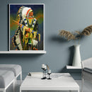 Canvas Picture Craft Full Round Religious Indians Handmade DIY Diamond Painting