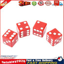 4pcs Dice Car Truck Bike Tire Air Valve Stem Caps Covers Wheel Rims (Red) Newly