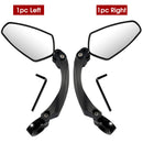 WEST BIKING Bike Rearview Mirror Adjustable Rear Reflector (Left+Right Set)
