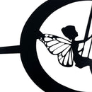 Iron Metal Fairy Silhouette Artwork for Wall Decor Garden Home Decor (B) Newly