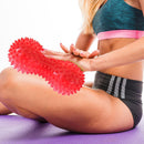 PVC Peanut Shape Spiky Massager Ball Therapy Stress Relief Body Relex Massager