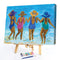 Beach Girls Oil Paint by Numbers Hand Painted Frameless Picture Home Orname