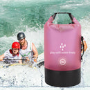PVC Waterproof Dry Bag Swimming Kayaking Boating Drift Storage (Pink 10L)