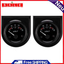 2pcs Universal Car 8-16V Voltmeter Volt Meter 52mm Car Car Volt