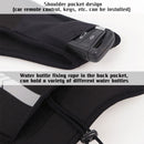 Adjustable Running Reflective Vest Chest Pocket Fitness Backpack Phone Bag