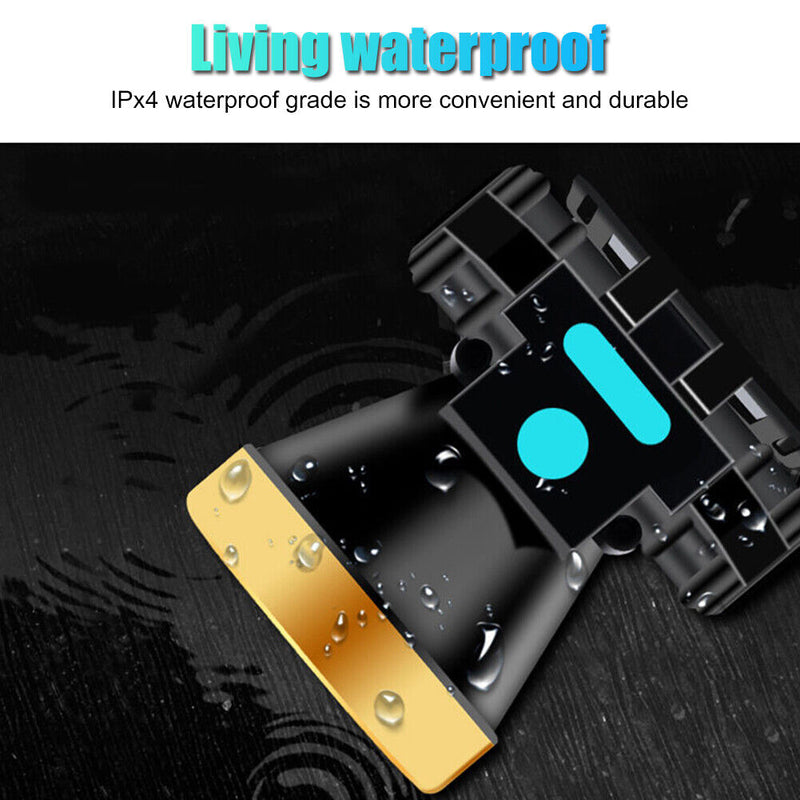 Lightweight for Camping Cycling Fishing Rechargeable USB LED Headlight Portable