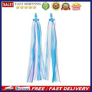 2pcs Children Balance Bike Decor Ribbon Bicycle Handlebar Color Tassel Streamers