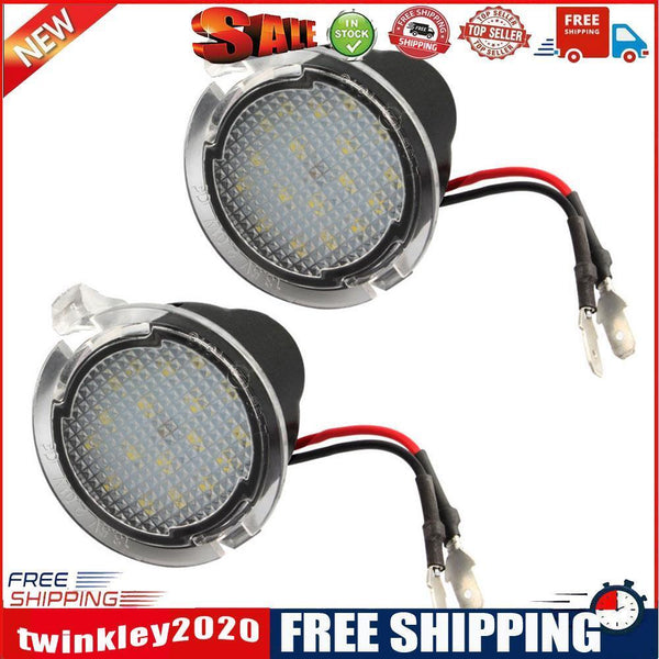 2x Car LED Puddle Lights for Ford F-150 2007-2014 Under Side Mirror Lamps