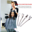 10pcs Hairdressing Duck Mouth Hair Clips Positioning Hairpins (Round Head) Newly