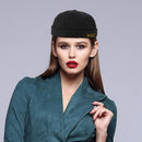Women Men Hats Cotton Landlord Breathable Beanie Hat Sailor Cap (Black)