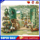 5D DIY Full Drill Diamond Painting Yard Flowers Cross Stitch Embroidery Kit