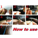 Feather Hair Extension Kit With ynthetic Feathers,Beads,Hook hot.