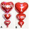 Wedding Favors I LOVE YOU Valentine's Day Aluminum Foil Balloon String of Heart