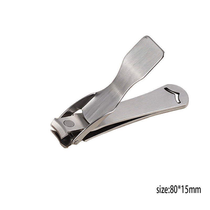 Stainless Steel Splash-Proof Nail Clippers Fingernail Scissors Toenail Cutter