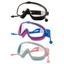3pcs Children Swimming Goggles w/ Earbuds Anti Fog Swimming Glasses