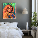 Girl with flowers 40x50cm Oil Paint By Numbers Picture DIY Painting
