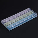 7 Days Weekly Transparent 21 Compartment Lid Tablet Pill Box Holder Case