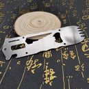 Outdoor EDC Portable Cutlery Fork Spoon Bottle Opener Camping Picnic Tool Newly