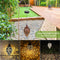 Solar Hanging Lights, Olive Shaped, Waterproof, Garden Metal Art LED Lamp Newly