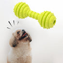 Dog Toys Pet Molar Teeth Stick Bite Sound Interactive Training Ball (Green)