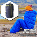 Camping Sleeping Bag Compression Bags Hammock Storage Packs (Dark Blue)
