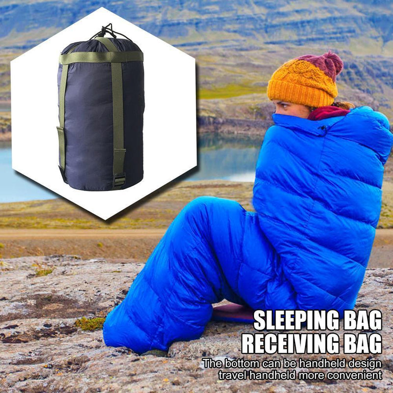 Camping Sleeping Bag Compression Bags Hammock Storage Packs (Dark Blue)
