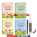 Practice Copybook English Tracing Book Set (Alphabet Number Math Drawing)