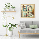 5D DIY Full Drill Diamond Painting Text Cross Stitch Embroidery Kit Needlewor