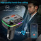 Car Bluetooth-compatible 5.0 FM Transmitter Mic Audio Receiver for 12V-24V