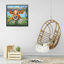 5D Diamond Painting Kit Grazing Cow Full Round Drill DIY Mosaic Picture Home Art