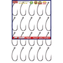 20pcs Fishing Hooks, Lure Bait Jig Barb Fish Hook Kit, Carp Fishing Gear Tack