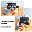 8pcs Pepper Spice Storage Jars Outdoor Picnic BBQ Seasoning Containers Bottle