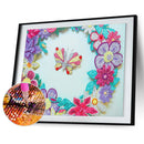 5D Diamond Painting Kit Quilling Flowers Partial Special Shape Crystal Drill