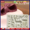 Christmas Tree Elk Snowflake Mold Chocolate Fondant Baking Cake Decoration Mould