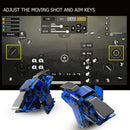 2pcs X7 Phone Gamepad Trigger Fire Button Aim Key Smartphone Controller for PUBG