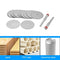 10pcs Woodworking Round Saw Blades Wood Disc Rotary Cutting Tool (22mm)