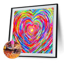 5D DIY Diamond Painting Colorful Love Full Drill Rhinestone Mosaic Art Picture