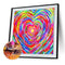 5D DIY Diamond Painting Colorful Love Full Drill Rhinestone Mosaic Art Picture