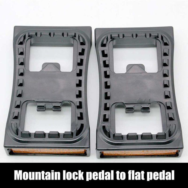 Bike Locking Pedal Bicycle Pedal Cleats Flat Adapter for M520 M540 M8000 M9000