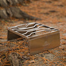 Mounthiker BBQ Grill Rack Holder Portable Folding Stove Rack for Picnic Fis