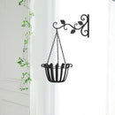 Iron Hanging Baskets for Plants Flower Pot Basketball Balcony Garden Plant Hanger