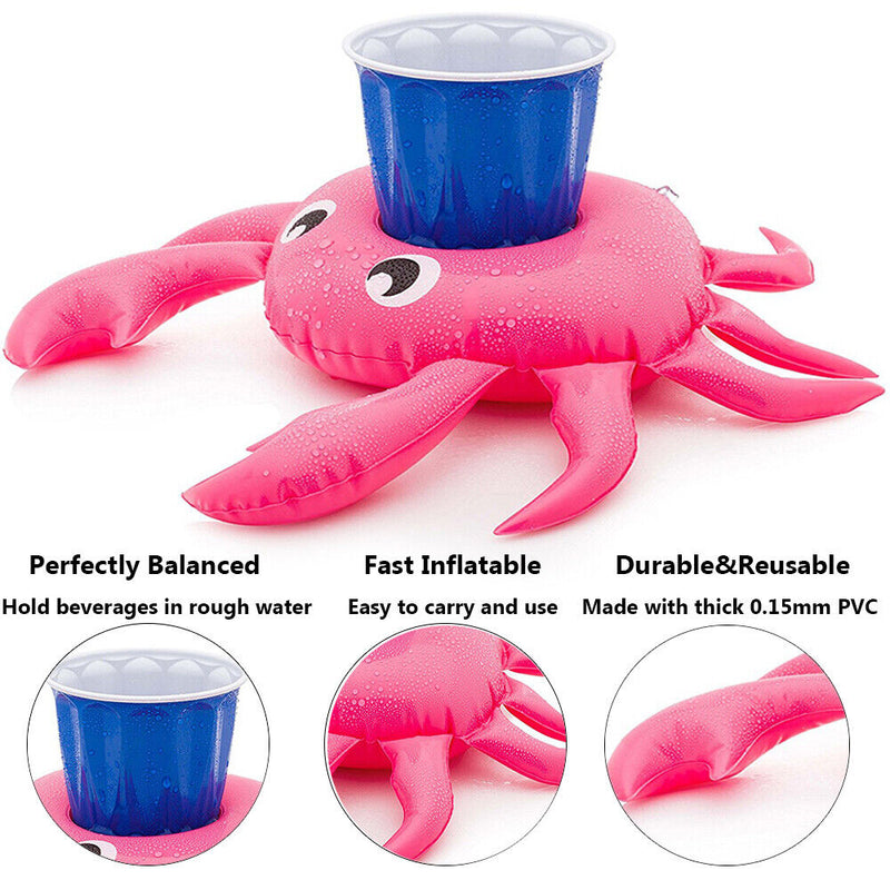 Drink Holders Inflatable Cup Coasters Swimming Pool Float Drink Floats