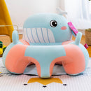 Baby Sofa Support Seat Cover Plush Learning To Sit Feeding Chair (Whale) Newly