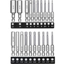 20Pcs 1/4" Magnetic Hex Head Allen Wrench Screwdriver Drill Bit Set Metric & SAE